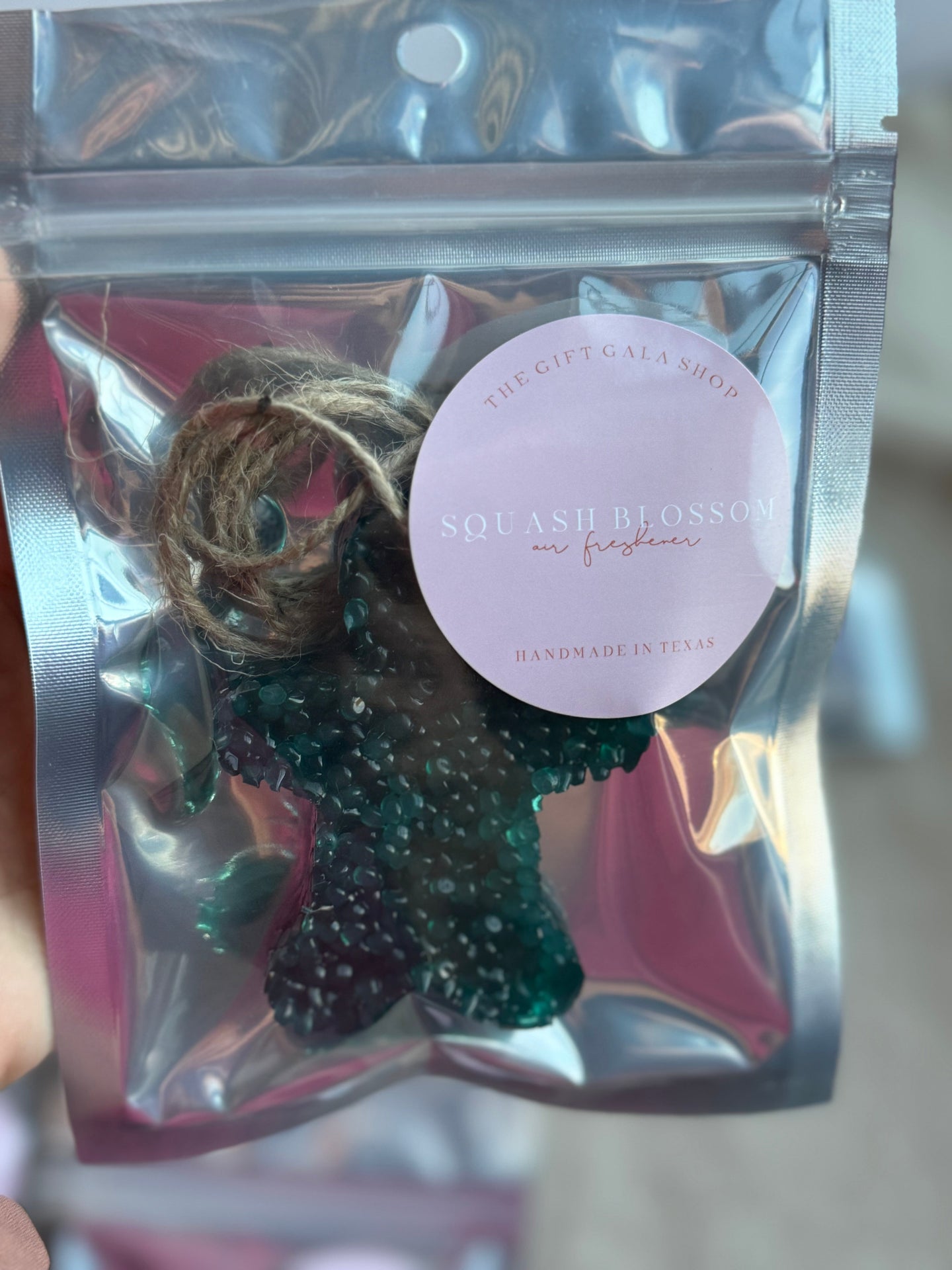 Squash Blossom Car Freshies | Air Freshener | Christmas Car Freshener The Gift Gala Shop Candle Co.